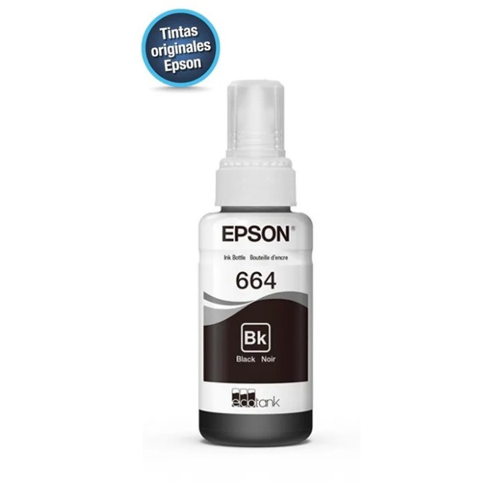 EPSON BOTELLA DE TINTA 664 NEGRA