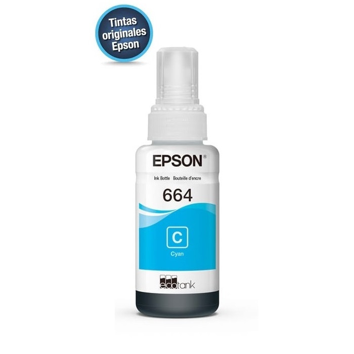 EPSON BOTELLA DE TINTA 664 CYAN