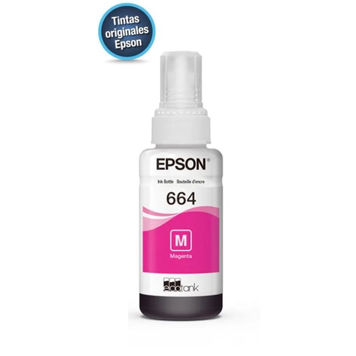 EPSON BOTELLA DE TINTA 664 MAGENTA