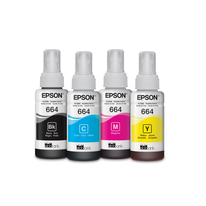 EPSON BOTELLA DE TINTA 664 COMBO *4
