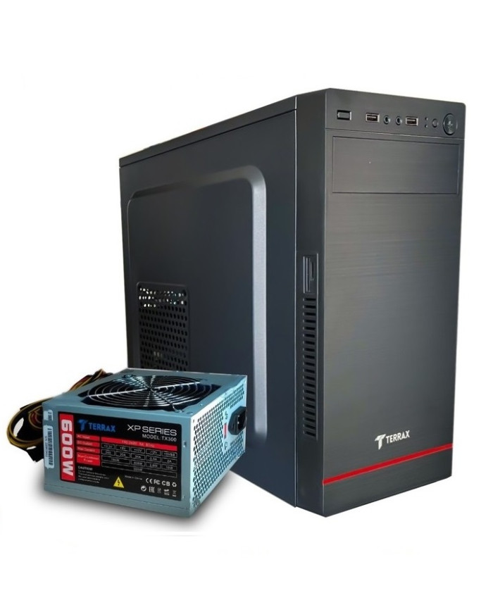 TERRAX CASE CON FUENTE DE PODER 600W (TX-1711R)