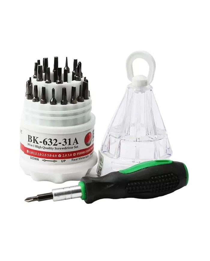 BAKU KIT DE DESTORNILLADOR 30 PIEZAS (BK-632-31A)