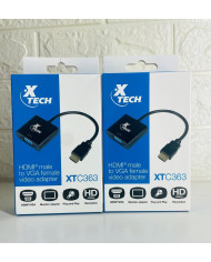 XTECH ADAPTADOR DE VIDEO HDMI A VGA (XTC-363)