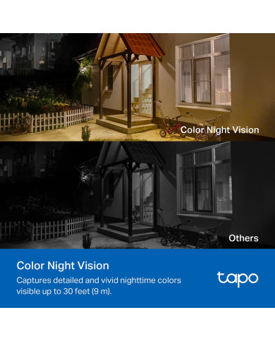 TP-LINK TAPO CAMARA DE SEGURIDAD PANEL SOLAR 3MP WIFI EXTERIOR IP65 (C410 KIT)