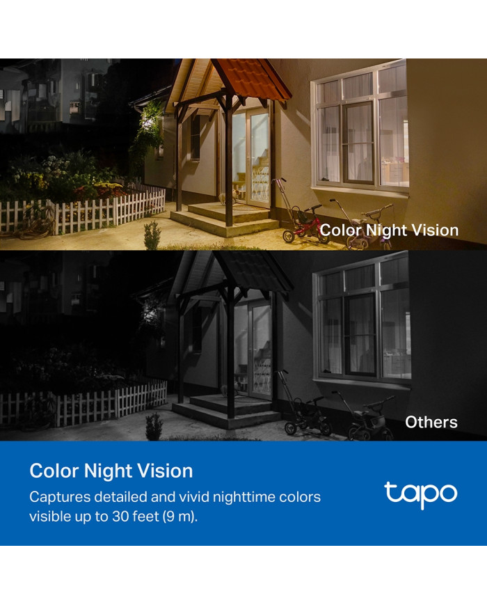 TP-LINK TAPO CAMARA DE SEGURIDAD PANEL SOLAR 3MP WIFI EXTERIOR IP65 (C410 KIT)