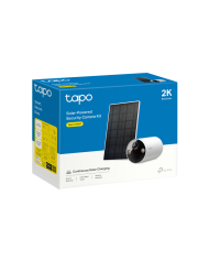 TP-LINK TAPO CAMARA DE SEGURIDAD PANEL SOLAR 3MP WIFI EXTERIOR IP65 (C410 KIT)