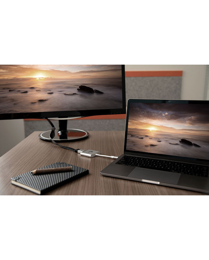 XTECH HUB USB-C 3 EN 1 MULTIPUERTOS (XTC-566)