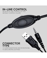 AUDIFONO ARMAGGEDDON PULSE 1 CHROMA JACK 3.5mm
