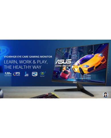 MONITOR GAMER ASUS 24" IPS FULL HD 1080p 120HZ (VY249HGR)