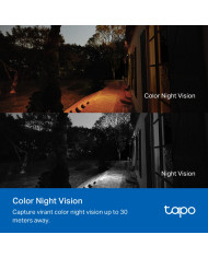 TP-LINK TAPO CAMARA DE SEGURIDAD 2MP WIFI GIRATORIA EXTERIOR IP65 (C500)