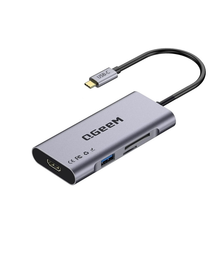 QGEEM HUB USB-C 7 EN 1 MULTIPUERTOS