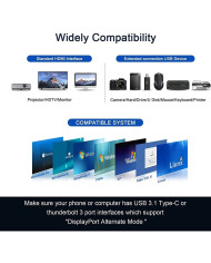 QGEEM HUB USB-C 7 EN 1 MULTIPUERTOS