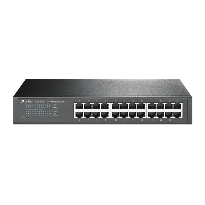 TP-LINK SWITCH 24 PUERTOS 10/100/1000 Mbps (TL-SG1024D)
