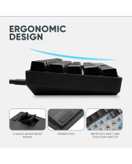 ARMAGGEDDON TECLADO MECANICO GAMER 60% (MKA-1C Nex)
