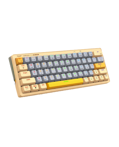 ARMAGGEDDON TECLADO MECANICO GAMER TRI-MODE 60% (GMK-100)