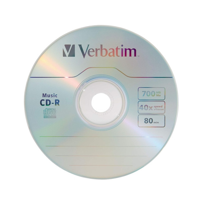 CD-R VERBATIM 12X 700MB/80MIN