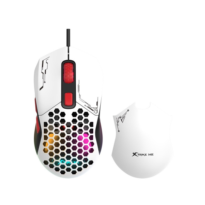 XTRIKE ME MOUSE GAMER BLANCO RGB 7200 DPI (GM-316W)