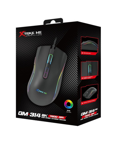 XTRIKE ME MOUSE GAMER 7200 DPI RGB (GM-314)