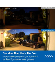 TP-LINK TAPO CAMARA DE SEGURIDAD WIFI 4MP IP66 (C120)
