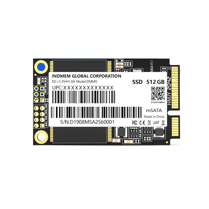 INDMEM DISCO SOLIDO 512GB SSD mSATA 3D NAND