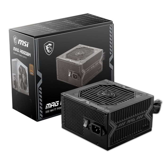 MSI FUENTE DE PODER ATX 550W 80+ BRONZE (MAG A550BN)