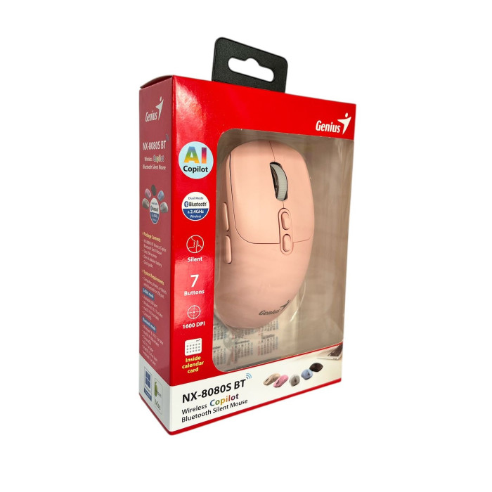GENIUS MOUSE INALAMBRICO & BT (NX-8080S)