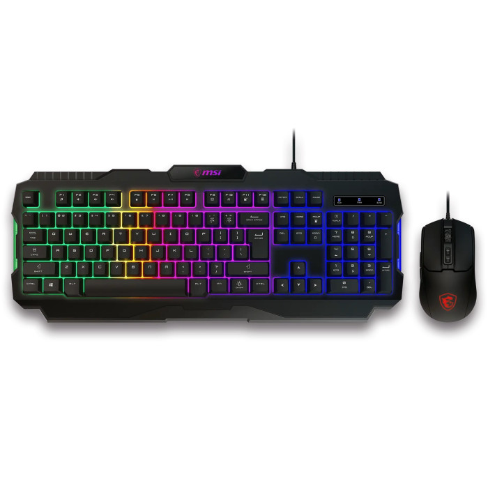 MSI COMBO GAMER TECLADO + MOUSE RGB (GK100)