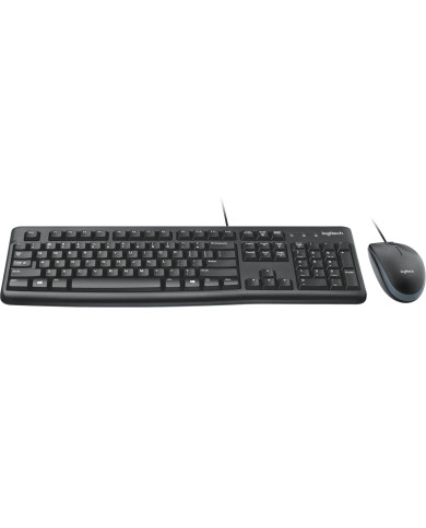 LOGITECH COMBO TECLADO + MOUSE CON CABLE (MK120)