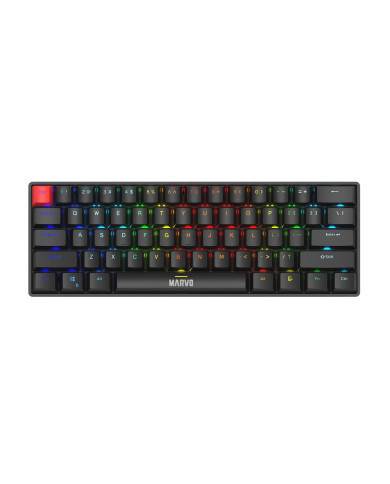 MARVO TECLADO MECANICO GAMER 60% RGB (KG933G)