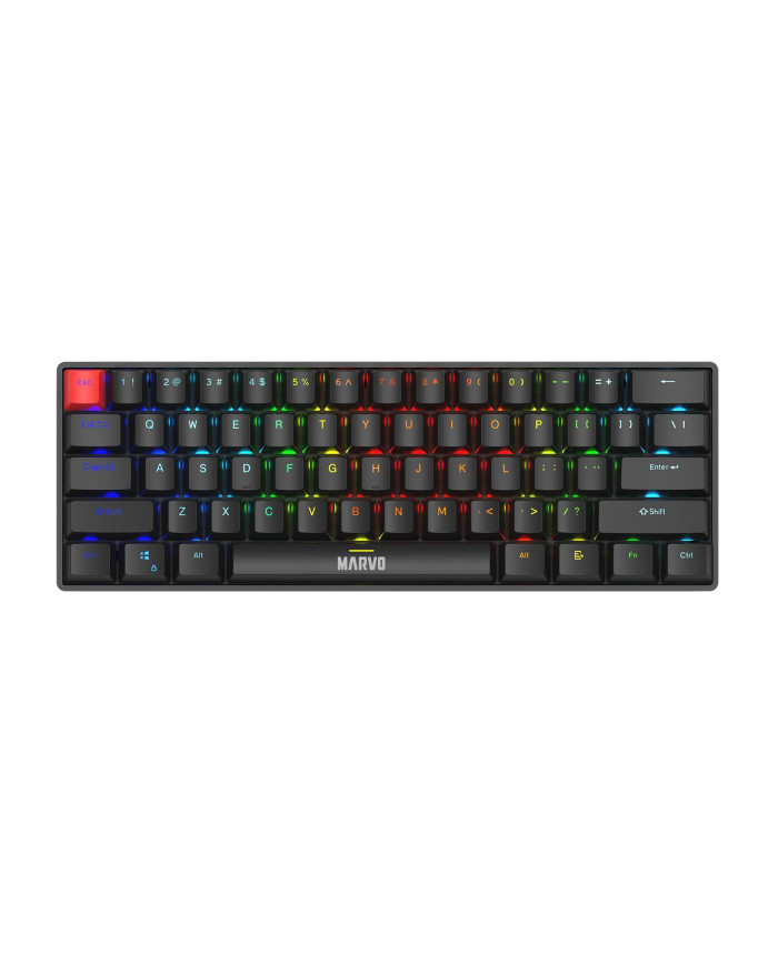 MARVO TECLADO MECANICO GAMER 60% RGB (KG933G)