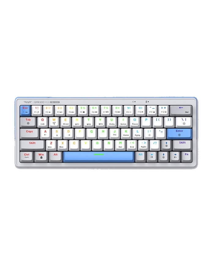 ARMAGGEDDON TECLADO MECANICO GAMER TRI-MODE 60% (GMK-100)