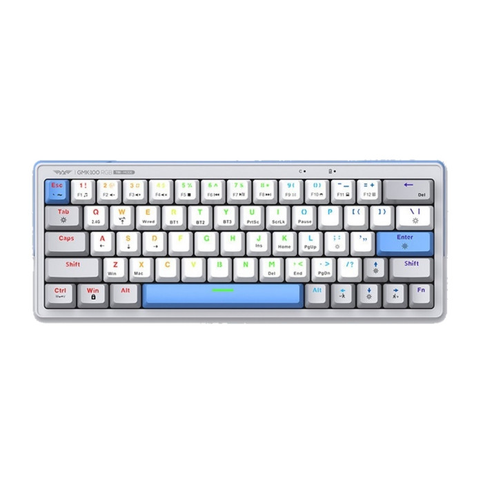 ARMAGGEDDON TECLADO MECANICO GAMER TRI-MODE 60% (GMK-100)