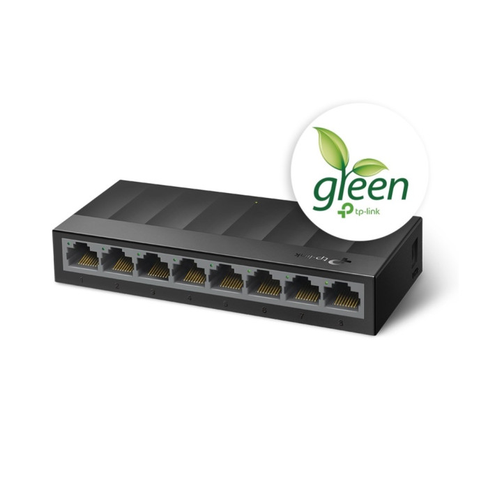 TP-LINK SWITCH 8 PUERTOS 10/100/1000 Mbps (LS1008G)