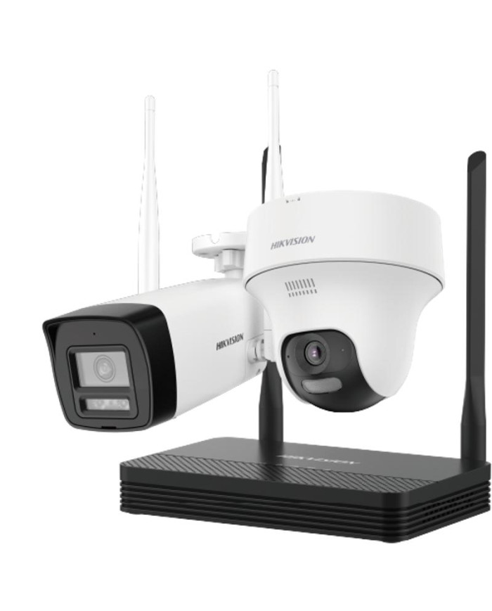 HIKVISION EASYLINK KIT WIFI NVS + 2 CAMARAS 4MP AUDIO (NKS424W02H)