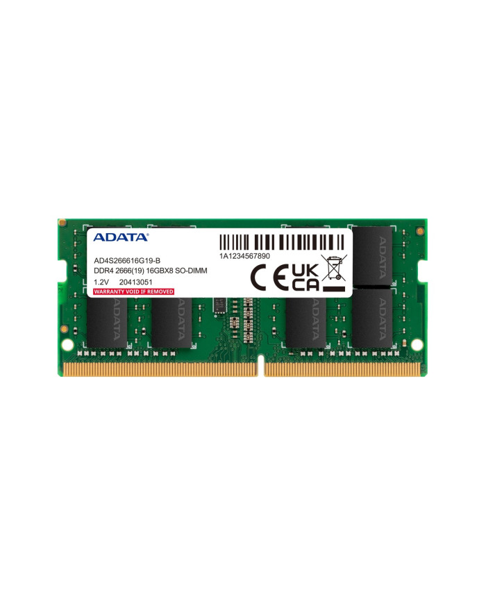 ADATA RAM 4GB SODIMM DDR4 2666MHZ