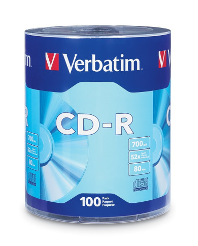 VERBATIM CD-R BLANCO GRABABLE 100 UNI (96524)
