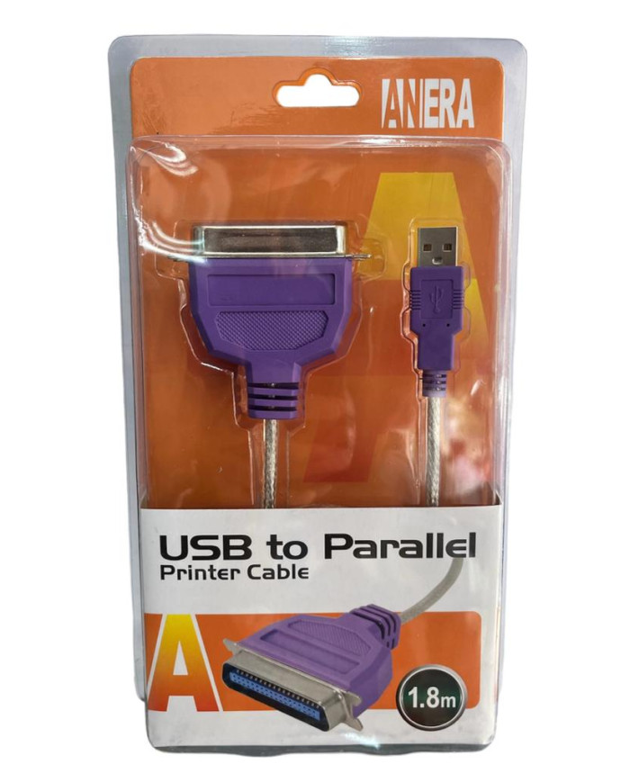 ANERA CABLE IMPRESORA USB a PARALELO (AE-UPR36M)