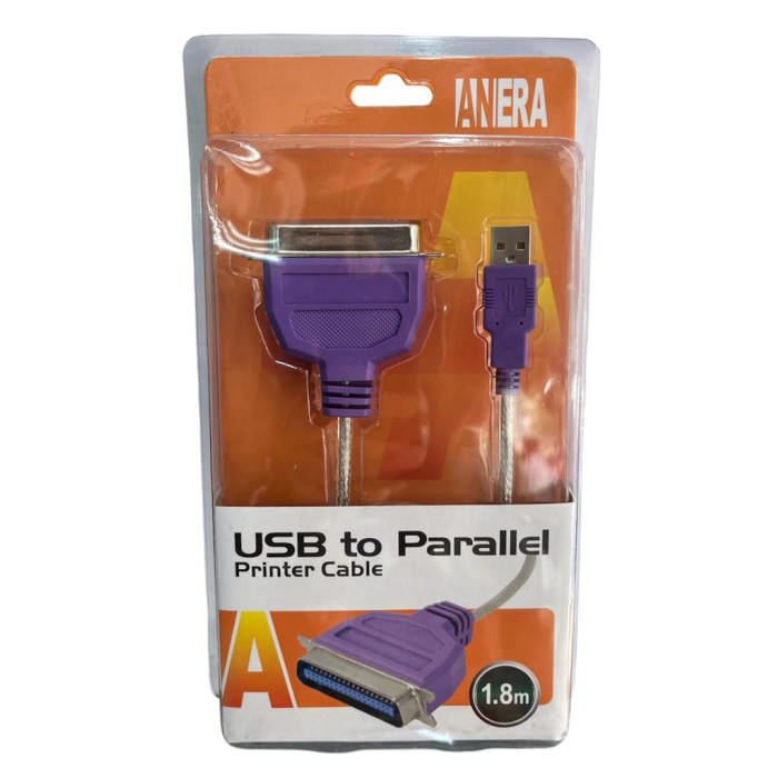 ANERA CABLE IMPRESORA USB a PARALELO (AE-UPR36M)