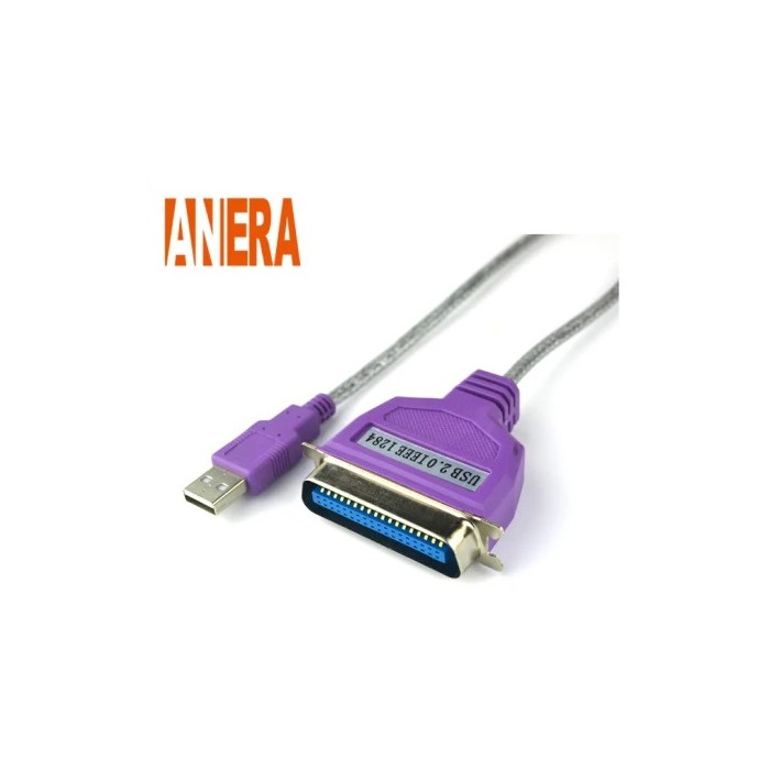 ANERA CABLE IMPRESORA USB a PARALELO (AE-UPR36M)