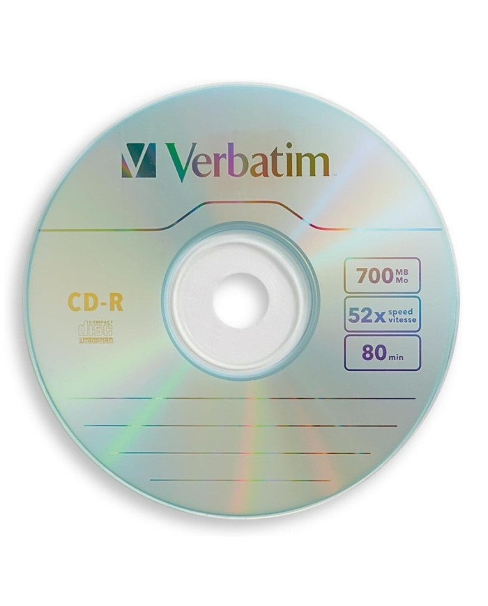 VERBATIM CD-R BLANCO GRABABLE 100 UNI (96524)