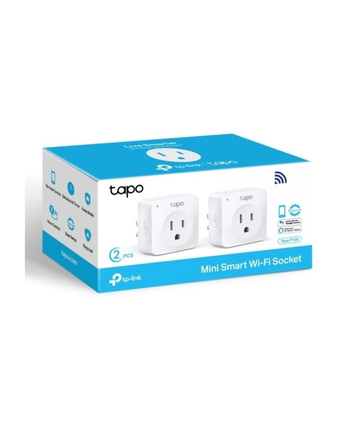 TP-LINK ENCHUFE INTELIGENTE WIFI 2*PACKS (P100)