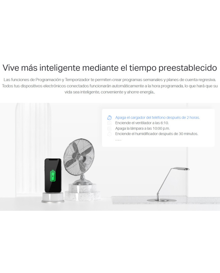 TP-LINK ENCHUFE INTELIGENTE WIFI 2*PACKS (P100)