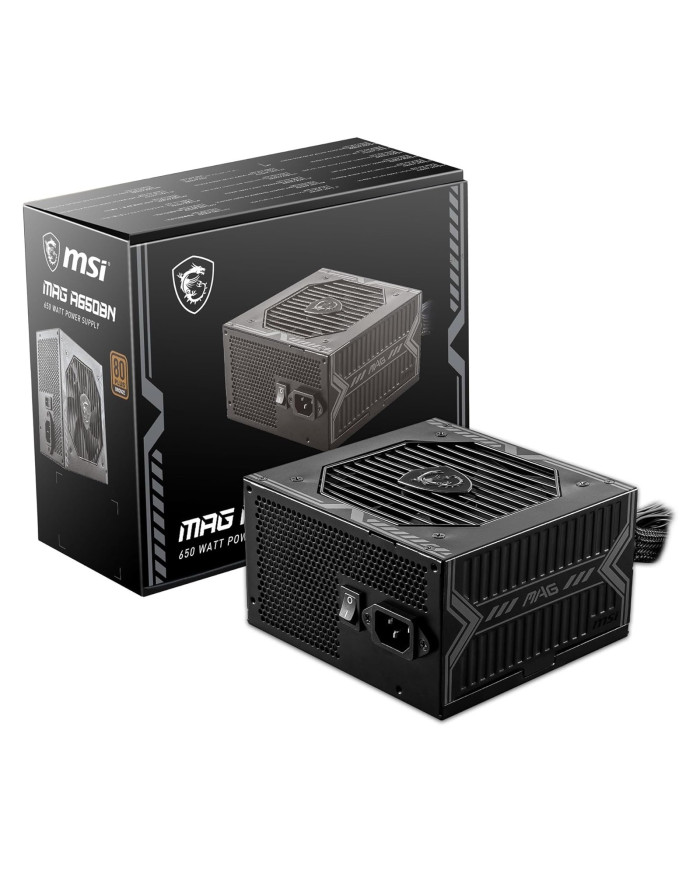 MSI FUENTE DE PODER ATX 650W 80+ BRONZE (MAG A650BN)
