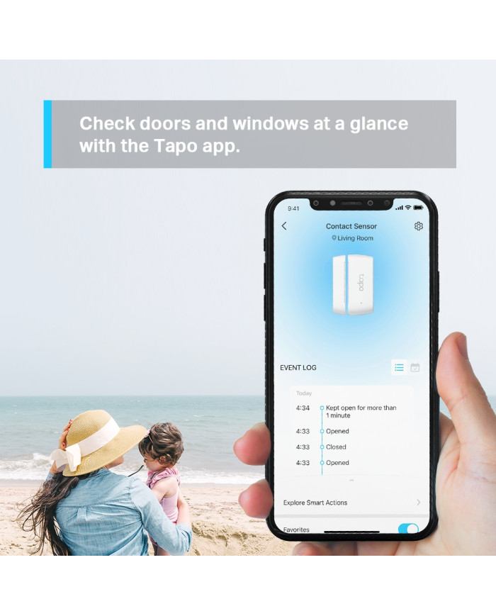 TAPO SENSOR DE CONTACTO INTELIGENTE (T110)
