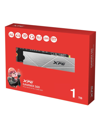 XPG DISCO SOLIDO 1TB M.2 NVMe PCIe Gen4 (GAMMIX S60)