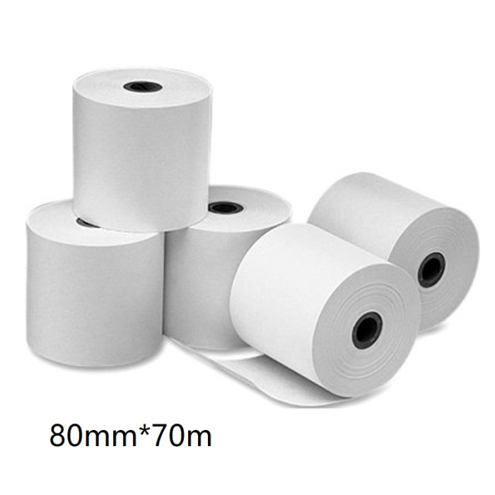 ROLLO PAPEL TERMICA 80mm*70metros UNIDAD