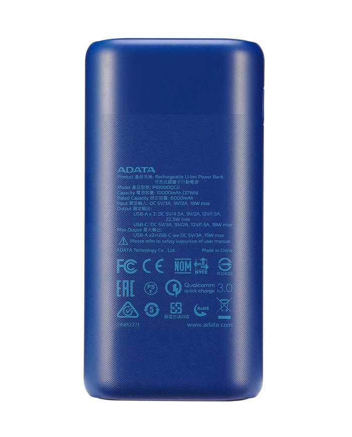 ADATA POWER BANK 10000mAh (P10000QCD)