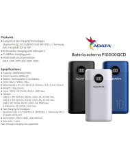 ADATA POWER BANK 10000mAh (P10000QCD)