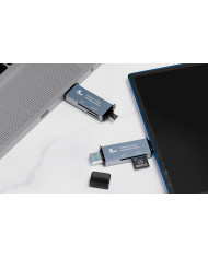 XTECH LECTOR TARJETA DE MEMORIA 2 en 1 (XTC-580)