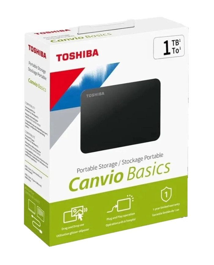 TOSHIBA DISCO DURO 1TB EXTERNO USB (CANVIO READY)